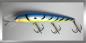 Preview: Karikko Wobbler, Länge: 18 cm, Farbe: Blau-Silber-Gelb + schwarz gezeichnet 022, schwimmend, von Suomen Uistin The Finnish Lure Company (Jarmo Rapala)